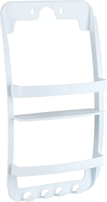 WENKO 8409100 Universal bathroom rack, Polypropylene, 26 x 54.5 x 11.5 cm