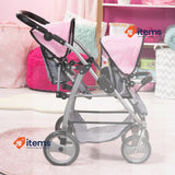 Bayer Design Pushchairs 26508AA Dolls Twin Tandem Pram <p>Suitable for dolls up