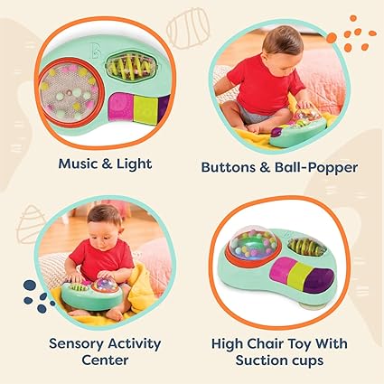 B. toys- B. baby – Baby Activity Station – High Chair Suction Cup Toy