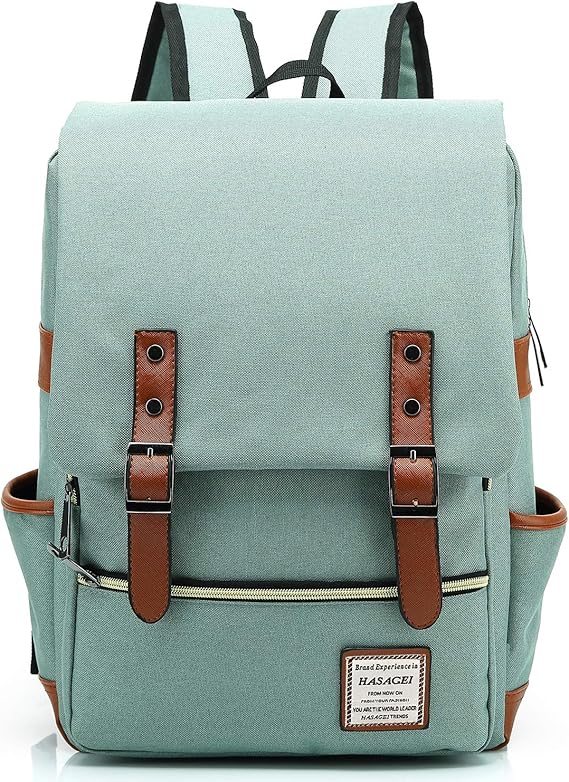 HASAGEI Backpack Vintage Unisex Rucksack Daypack Casual School Travel