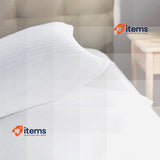 Pikolin Home Pack of 2 Cuti Pillow Covers, Cotton, 90x40cm, White