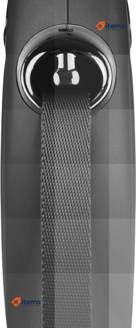 flexi - L (Pack of 1) Plastic strap new classic belt 8 m, Black