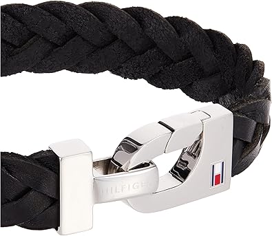 Tommy Hilfiger Jewelry Bracelet for Black Leather Man - 2700872