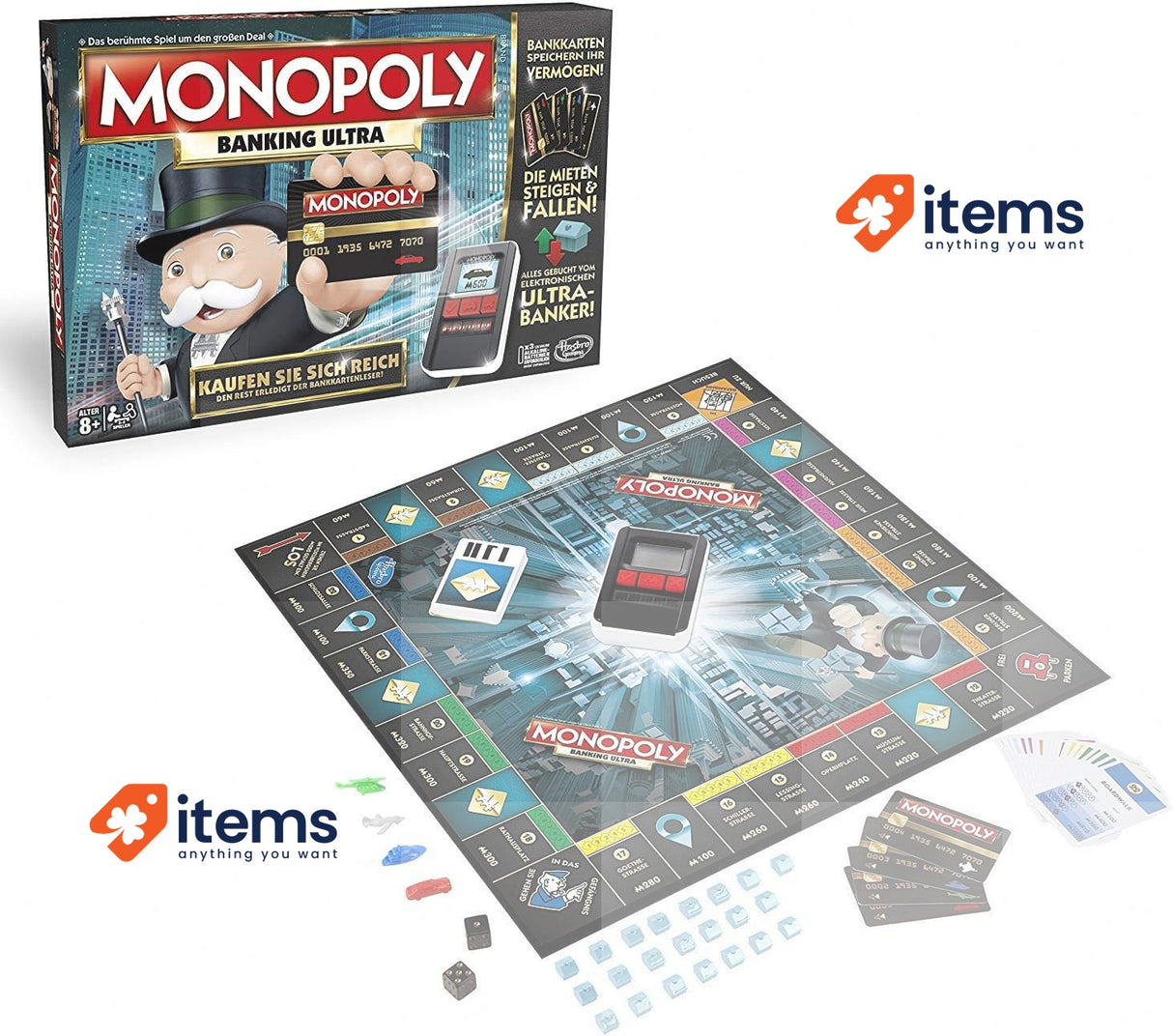 Monopoly Banking Board Game <p>All cards are electronically readable, The