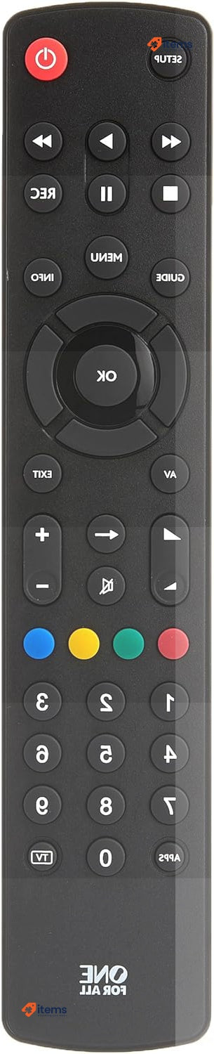 One For All URC1210 Contour Universal Control of TV/Smart TV Black