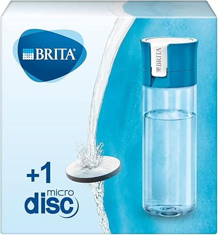 Brita Water Bottle 0.6l Water Filter Bottle - Blue