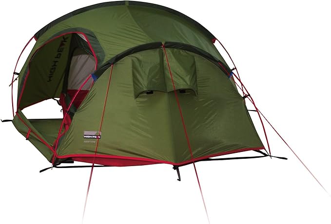 High Peak Sparrow Tent For Camping Unisex Adults Green (260 x 200 x 90/60 cm)