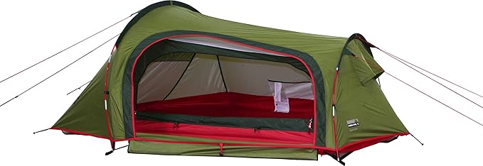 High Peak Sparrow Tent For Camping Unisex Adults Green (260 x 200 x 90/60 cm)