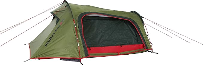 High Peak Sparrow Tent For Camping Unisex Adults Green (260 x 200 x 90/60 cm)