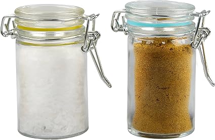 Fackelmann Aromatic Storage Glass Jars Easy To Clean