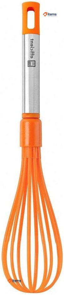 BRA Braisogona Efficient Whisk, Stainless Steel, Orange 31 cm Efficient;Whisk