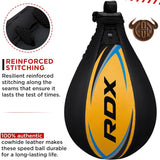 RDX Calf Leather MMA Boxing Pear Pears Speed Lemon Tree