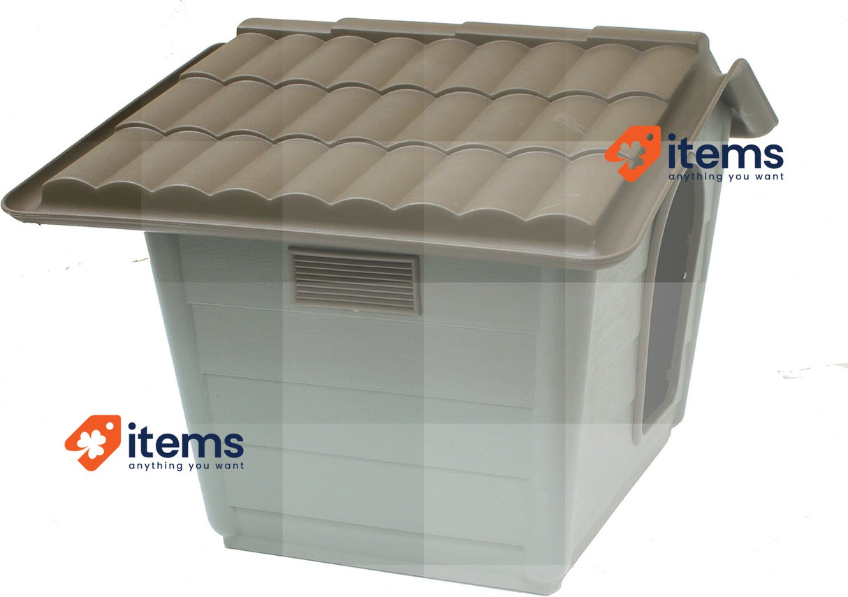 Croci Villa Kennel for dogs Brown 79x56x60 cm Recycled Removable Roof