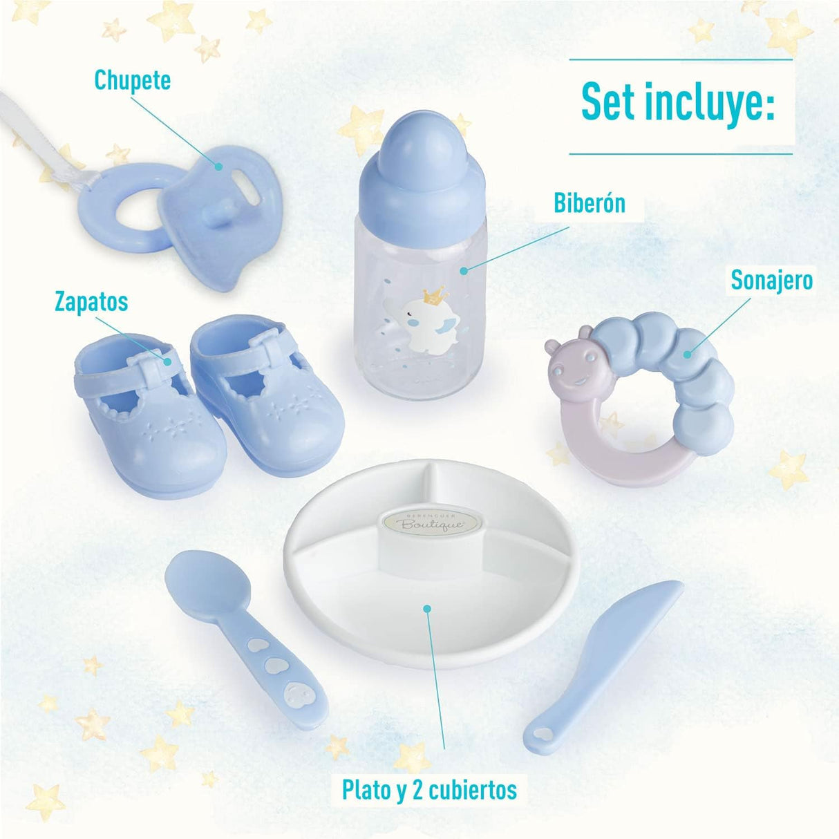 JC Toys Doll Soft Body Blue