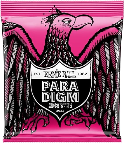 Ernie Ball Paradigm Super Slinky Electric Guitar Strings, 9-42 Gauge (P02023)