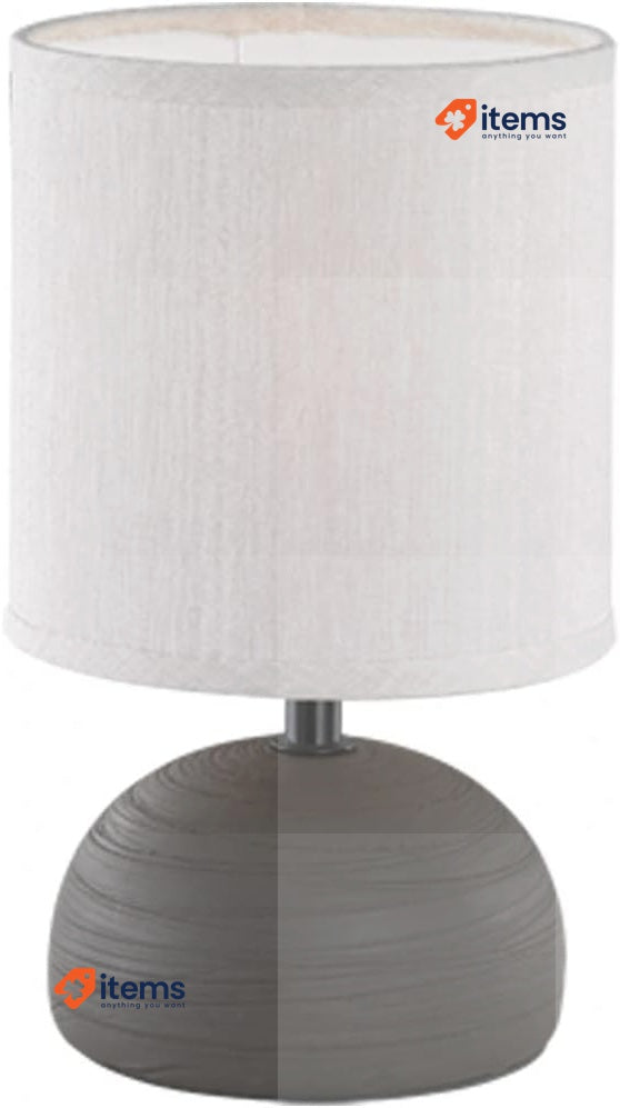 Reality Leuchten R50351026 Brown Ceramic Table Lamp, 14.0 x 14.0 x 23.0 cm