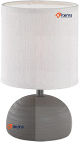 Reality Leuchten R50351026 Brown Ceramic Table Lamp, 14.0 x 14.0 x 23.0 cm