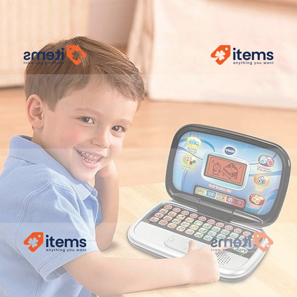 VTech - Ordi Genius Kid Black, Computer Kid with Retrolighted Screen