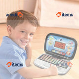 VTech - Ordi Genius Kid Black, Computer Kid with Retrolighted Screen