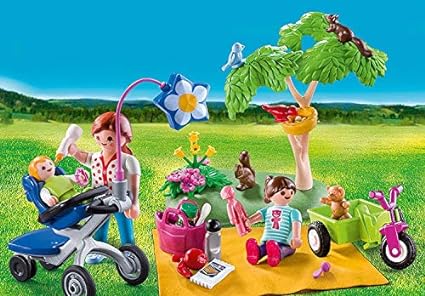 Playmobil 9103 Family Fun Family Picnic Carry Case PlaySets Ages 4+