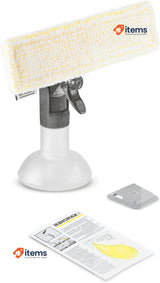 Kärcher 2.633-129.0 Window Vac Premium Spray Bottle Kit, Grey