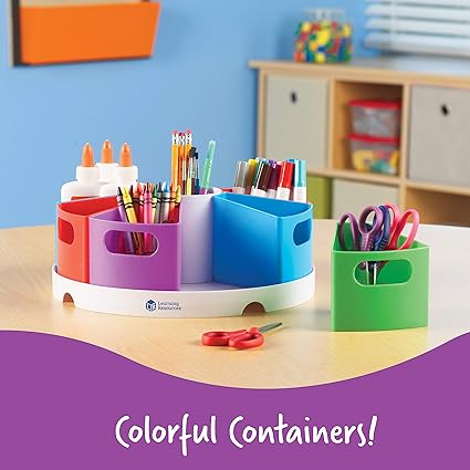 Learning Resources Create a Space Storage Center10 Piece set Organizer for Kids