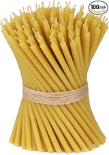 NKlaus 355g. Beeswax altar candles candles candles (approx. 100 pieces) 36261