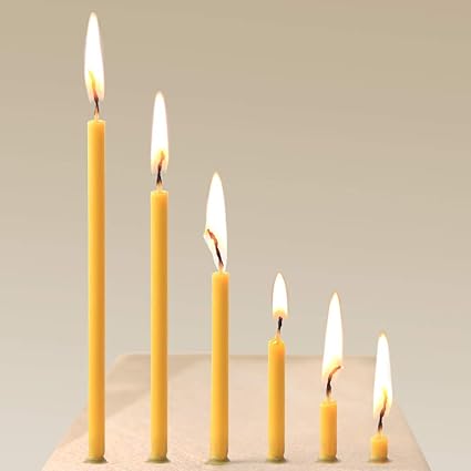 NKlaus 355g. Beeswax altar candles candles candles (approx. 100 pieces) 36261