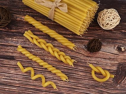 NKlaus 355g. Beeswax altar candles candles candles (approx. 100 pieces) 36261