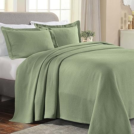 Superior Bedding Sheet For Bedroom Decor Cotton, Sage, Twin