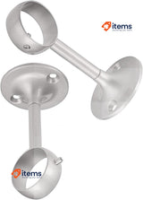 Amazon Basics Ceiling - Mount Bracket Nickel Metal Curtain Pole Brackets Up Mm