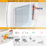 Ferplast SWING 9 Universal Cat Flap for Dogs and Cats 4 Selectable Closing Mode