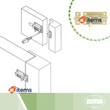 Amig - Overlap Pin for Doors Mod.700 40 x 37 mm Security Latch