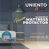 Waterproof Mattress Protector King Size 160x200 Cm Breathable Soft Touch Dust