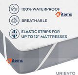 Waterproof Mattress Protector King Size 160x200 Cm Breathable Soft Touch Dust