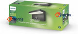 Philips myGarden Apply 1648493P3 - Wall Lamp with Motion Sensor Black