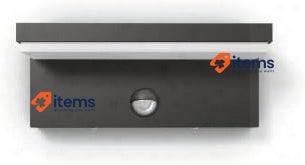 Philips myGarden Apply 1648493P3 - Wall Lamp with Motion Sensor Black