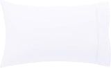 Amazon Basics 400 Thread Count Pillowcase, Set of 2, White, 80 cm L x 50 cm W