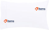 Amazon Basics 400 TC Cotton Sateen Pillowcases, 50 x 80 cm (Pack of 2), White