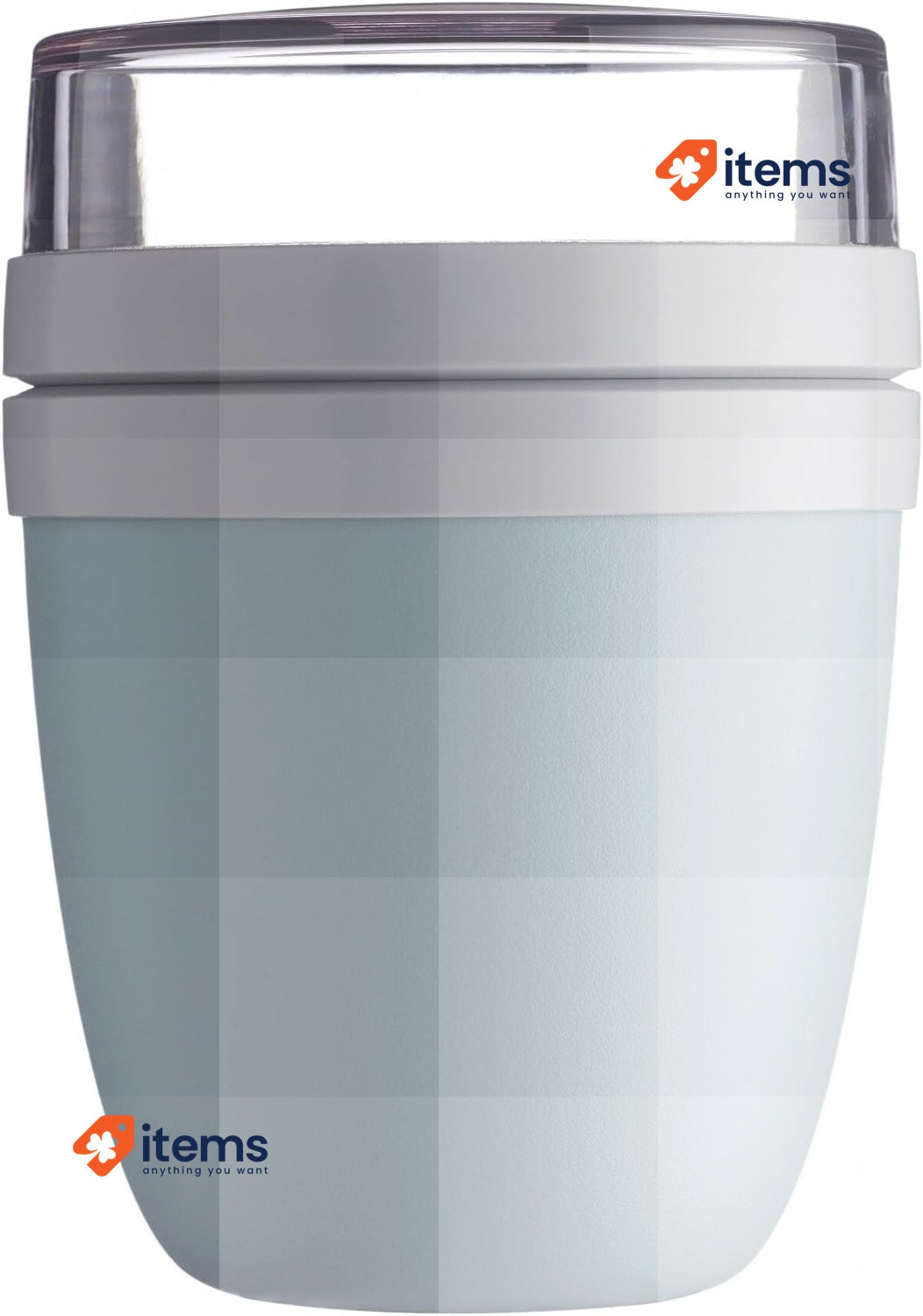 Mepal Ellipse Lunchbox Practical Cup for Yogurt and M500 ml + 200 ml Green