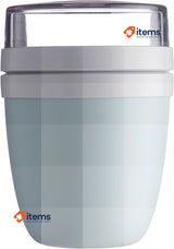 Mepal Ellipse Lunchbox Practical Cup for Yogurt and M500 ml + 200 ml Green