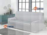 Martina Home Sofa Cover Elastic Model Emilia, Single Seat, Grey 110 cm Square
