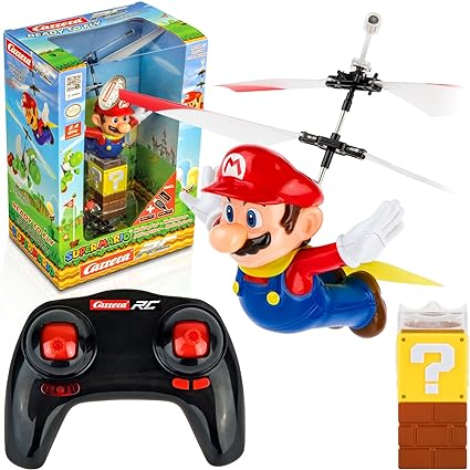 Carrera RC Officially Licensed Flying Cape Super Mario 2.4GHz RC Helicopter