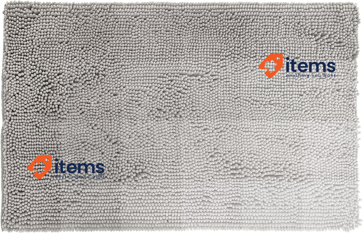 Amazon Basics Non - Slip Bathroom Mat Chenille Microfiber Bath Cm 53 x 87 cm