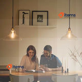 Amazon Basics LED E27 Edison Screw Bulb, Warm White, Non Dimmable, Pack of 2 7W