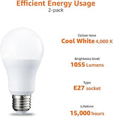 Amazon Basics E27 Edison Screw LED Bulb 10W Cool White Non Dimmable