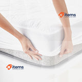Pikolin - Quilted Fibre Mattress Protector – Waterproof, 80x190/200cm white Cama