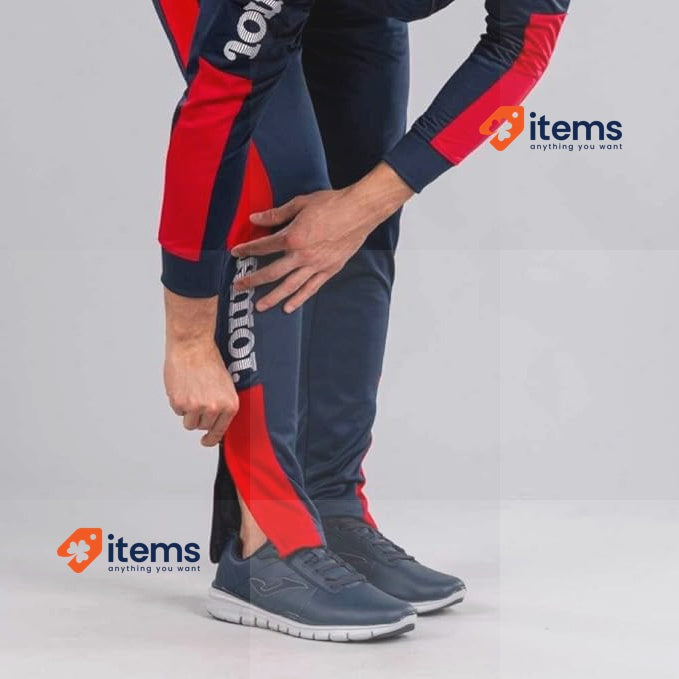 Joma Championship IV Men's Trousers Navy Blue/Red
 Size Small