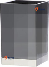 Idesign Clarity Tumbler Cup For Bathroom, Black, 6.35 X 10.16 Cm iDesign 41187