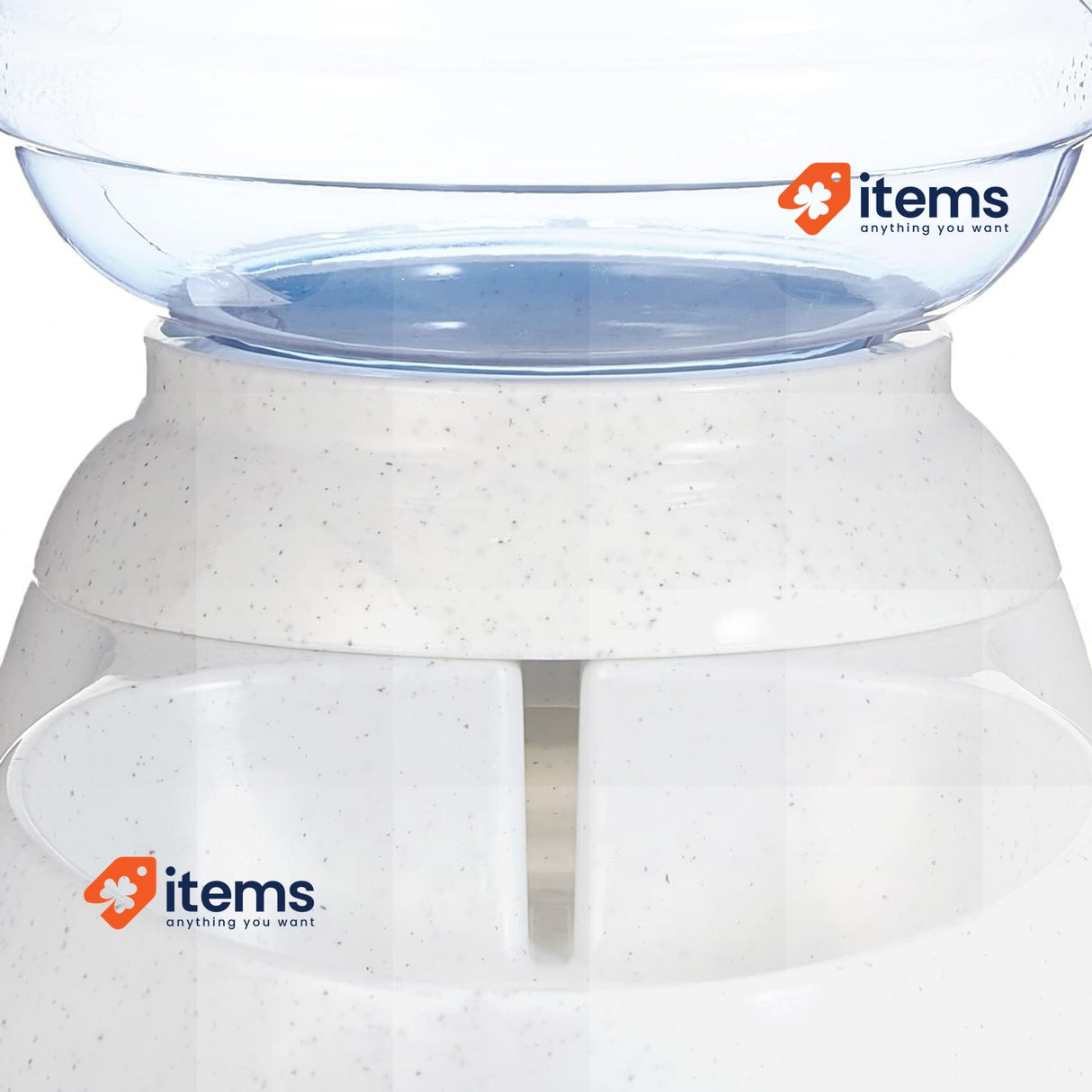 Amazon Basics Dog and Cat Water Feeder, Small, 3.8 liters, Transparent 1 Gallons